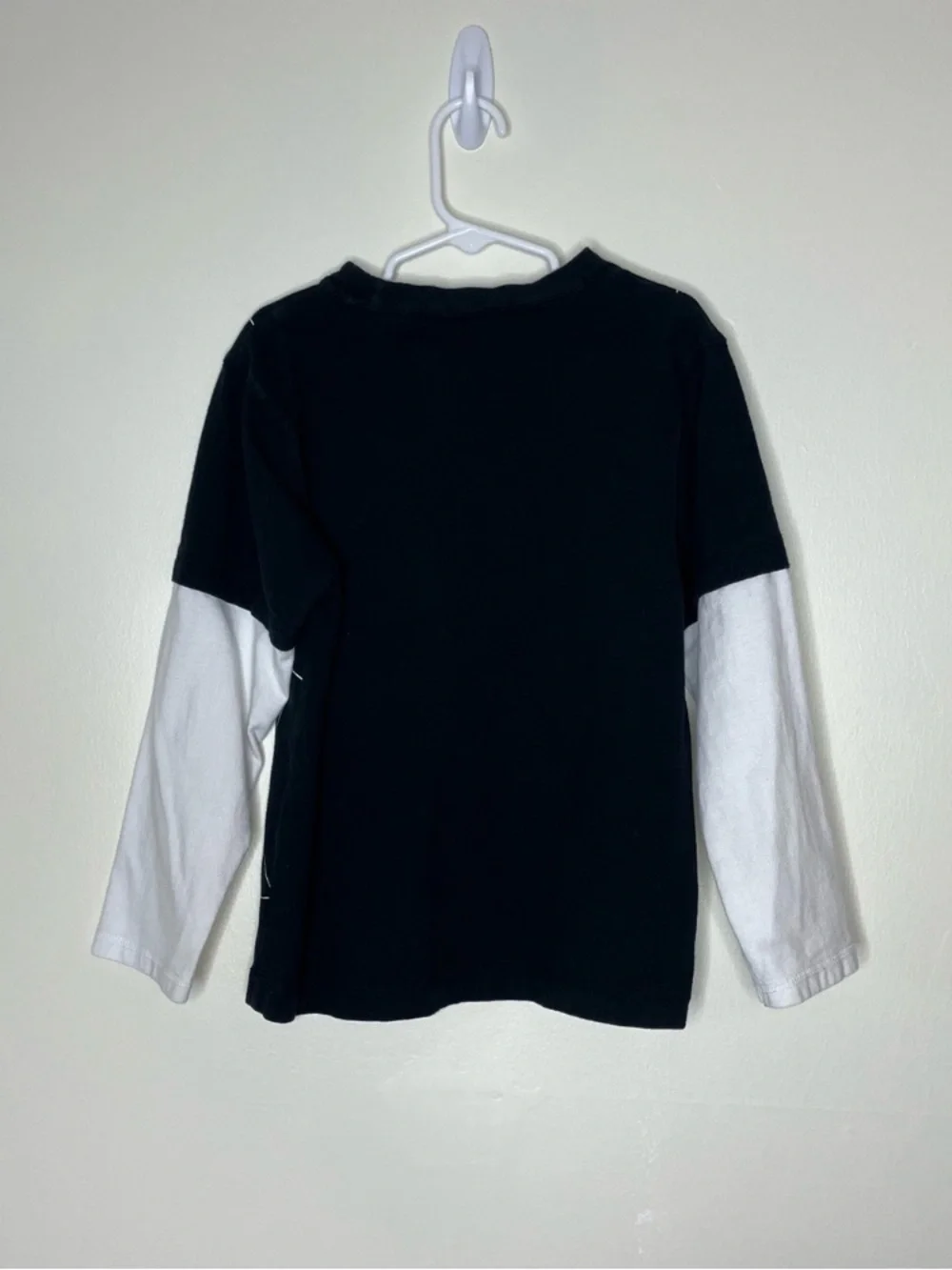 Gymboree boys spooky glow-in-the-dark spider long sleeve shirt 6